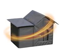 Outdoor Cat House Winter - Waterproof Hideaway with Removable Lining, Pet Outdoor Houses Weatherproof, for Garden Patio Backyard Balcony Garages Dog Bunny Kitten Animal, 0.08x13.78x16.14 Inches