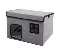 Outdoor Cat Houses, Insulated Pet Shelter, Comfortable Tear-Resistant Design, Washable Removable Bed, Cave-Style Housing Compact Ideal for Indoor, Outdoors Cats, Dogs, Kittens