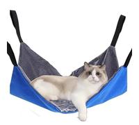 Outdoor Cat Mat - Cat Hammock | Comfortable Soft Adjustable Double-Sided Kitten Bed For Small Animals, Pet Hammock For Cage, Cage Accessories For Cats & Kittens, Ferrets & Puppies