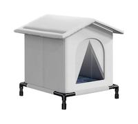 Outdoor Cat Shelter - Portable Coziy Animal Sleeping Tent, Compact Warm Bed Cave Design, Durablee Lightweight Housing | Cold Season Refuge, FEERAL Pet Support, Porch Setup, Travel Camping Companion