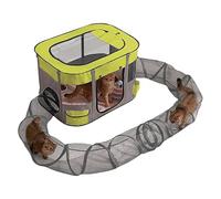 Outdoor Cat Tent, Portable Small Animal House, Easy Setup Design, Spacious Pet Playground Shelter, Ideal for Garden, Lawn, Yard, Balcony, Camping, Outdoor Use, Multicolor