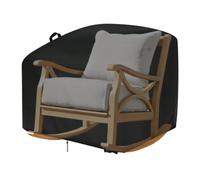 Outdoor Chair Cover - All-weather Shield Protector, Outdoor Rocking Chair Cover With Drawstring, Patio Furniture Weatherproofing Fabric Tarp | Exterior Seating Elements Defense Canopy Sleeve For Porch