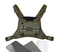 Outdoor Chest Bag For Men | Wear-Resistant Oxford Cloth | Multi-Function Sports Running Pack | Vest Bag For Fitness, Training & Hiking