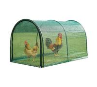 Outdoor Chicken Tunnel Coop, Portable Foldable Enclosure with Frame For