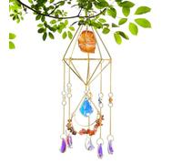 Outdoor Chimes - Decorative Crystal Sun Catcher Pendant | Window Sun Catchers Ornament | Ideal For Outdoor Bedrooms Terrace Party Courtyard Patio Balcony Backyard