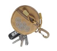 Outdoor Coin Purse - Circular Change Wallet Bag, Portable Zipper Case | Small Key Holder Pack, Durable Earphone Storage Pouch, Perfect for Shopping, Cycling, Hiking, Climbing, Daily Travel Carry