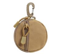 Outdoor Coin Purse, Travel Coin Purse, Round Change Bag, Coin Wallet, Small Coin Purse, Earphone Pack, Key Case, Waist Bag For Hiking, Climbing, Cycling, Shopping, Mud, Consulte la descripción