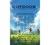 Outdoor crossword puzzle: Challenging Outdoor-Themed Puzzle Book
