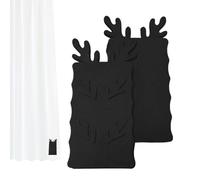 Outdoor Curtains Weights, Heavy Duty Waterproof Magnetic Clips, 2.56x1.34x0.94 Inches Secure Curtain Magnets for Pergola Canopy Patio Balcony Bedroom Wall Decoration Summer and Christmas