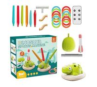 Outdoor Dinosaur Toy, Rocket Play Game, Multifunctional Kids Activity, Family Rope Skipping Fun, Ages 4-8 Indoor Outdoor Entertainment, Dinosaur Rocket for Home, Classroom, Music Play