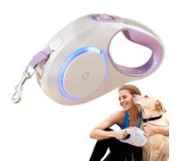 Outdoor Dog Lead, Hiking Dog Leash, Camping Dogs Lead, Retractable Dogs Leads, LED Dog Leash, Automatic Telescopic Rope, Outdoor Training Tool for Camping, Sports, Hiking, and Walking