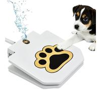 Outdoor Dog Water Fountain, Sprinkler Toy Water Feeder, 8.66x8.46x1.97 Inches Adjustable Pressure, Pet Drinking Dispenser for Garden, Backyard, Grass Yard, Lawn, Patio, Outside Use