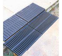 Outdoor Drain Cover, Cubiertas for Rejilla de Drenaje jardín, Dos Colores, 20x50 cm a 30x50, Capacidad Carga 5500 LB(B,30X50CM/11.8X19.6IN-Thick 2.5CM)