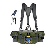 Outdoor Fanny Pack, Waterproof Waist Bag, Hiking Waist Pack, Adjustable Strap Fanny, Running Waist Pouch, Jogging Fanny Pack, Fishing Waist Bag, Hunting Waist Pack, Bottle Holder Pack, Army Green,