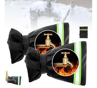 Outdoor Faucet Covers for Winter,Protector De Grifo Impermeable Con Banda Reflectante,Cubiertas Para Espitas De Invierno Aisladas,Para Jardín Patio Granja Entrada Césped Balcón-A
