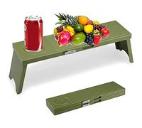 Outdoor Folding Picnic Table Portable Table Mini Picnic Table 2-Piece Portable Outdoor Travel Table Snack Table Ae Or in Combination Suitable for Garden Party/Beach/Outdoor Dinner