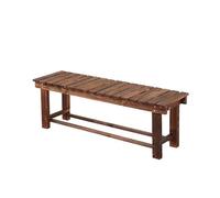 Outdoor Garden Bench 35.4in & 47in - Durable Fir Patio Bench with Airflow for Backyard/Deck/Lawn/Poolside(120cm)