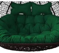 Outdoor Garden Chair Cushions Waterproof Replacement Cushion,Doublewing,Thick Washable Pad For Hanging Egg Hammock,Ideal For Comfort Andtylish Decor