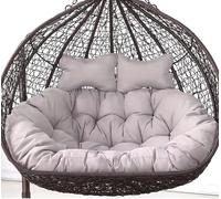 Outdoor Garden Chair Cushions Waterproof Replacement Cushion,Doublewing,Thick Washable Pad For Hanging Egg Hammock,Ideal For Comfort Andtylish Decor