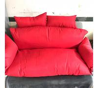 Outdoor Garden Chair Cushions Waterproof Replacement Cushion,Hanging Doubleeat Egg with Pillow,Removable Design,Ideal For Balcony and Use,110X150Cm