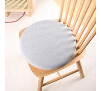 Outdoor Garden Chair Cushions Waterproof Replacement Cushion,Round Memory Foameat Pad,Non-Slip Removable Cover,Comfortable Pad For Home and Office