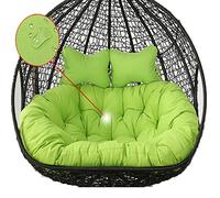 Outdoor Garden Chair Cushions Waterproof Replacement Cushion,Soft Deep 2Eater Lounge Pad with Tie,Fully Filling,Does Not Collapse
