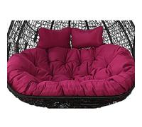 Outdoor Garden Chair Cushions Waterproof Replacement Cushion,Soft Deep 2Eater Lounge Pad with Tie,Fully Filling,Does Not Collapse