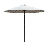 Outdoor Garden Parasol Umbrella |2.7M| Round/Tiltable/with Crank / 38MM Umbrella Pole for Terrace/Patio/Balcony/Coffee