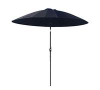 Outdoor Garden Parasol Umbrella |2.7M| Round/Tiltable/with Crank / 38MM Umbrella Pole for Terrace/Patio/Balcony/Coffee