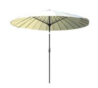 Outdoor Garden Parasol Umbrella |2.7M| Round/Tiltable/with Crank / 38MM Umbrella Pole for Terrace/Patio/Balcony/Coffee