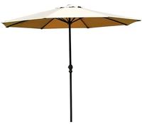 Outdoor Garden Parasol Umbrella | 2.7m |with Crank/Round/UV Protection/Anti-Light Rain, Compact Sun Shadease