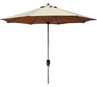 Outdoor Garden Parasols Sun Shade, Parasol Umbrella with Manual Crank Waterproof for Patio/Beach/Pool/Outdoor Canopy,Without Parasol Base,Without Parasol Base
