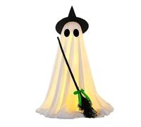 Outdoor Halloween - Haunted House Yard Decoration, Inflable | Spooky Garden Phantom, Ornament colgante, Figura Espíritu de Halloween, Prop de Césped Aterrador Animado, Mostrar inquiet