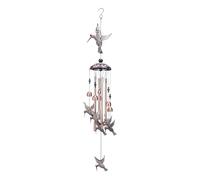 Outdoor Handmade Hummingbird Wind Chimes | Deep Tone Windchimes For Backyard, Balcony, Bedroom and Garden Decor, Country Style Home Landscaping, Birthday, Festival and Memorial Outdoor Hanging