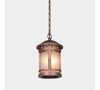 Outdoor Hanging Lights Frosted Glass Rainproof Ceiling Lighting E27 Waterproof Chandelier,Pendant Ceiling Light