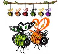 Outdoor Hanging Solar Bee Light,Bee Solar Lights Outdoor Garden，B