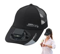 Outdoor Hat with Fans - USB Charging Baseball Cap, Quick-Drying Headwear with 3-Speed Fan Control and Digital Display, Cooling Sport Accessory For Travel, Camping, Fishing, Cycling and Hiking