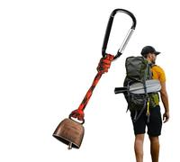 Outdoor Hiking Bear Bell - Bear Prevention Bell | Retro Cowbell for Camping | Cast Iron Loud Alarm for Backpacking Hiking Offroad Mountain Survival
