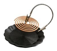 Outdoor Incense Holder | Incense Clamp Tray Coil Stand | Portable Coil Holder | Tray Burner | Safe Heat Resistant Design | Camping Indoor Outdoor Use for Balcony Garden Patio Ba