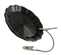 Outdoor Incense Holder, Metal Coil Clamp Stand, Wind Resistant Incense Burner with Ash Tray, Portable Holder Rack, for Balcony Patio Garden Backyard Camping Indoor Bedroom Use 5.91 Inches