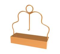 Outdoor Incense Holder - with Handle Metal Heat Resistant Hollow | Fireproof Coil Burner Tray Support | Desktop Ash Catcher Caddy For Camping Courtyard Indoor Living Room Bedroom Office