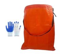 Outdoor Leaf Trash Cleanup Pouch with Shoulder Strap - Garden Waste Bags