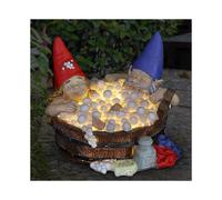 Outdoor LED Lights: Illuminate Your Garden Pathway with Our Waterproof Resin Gnome, A Charming Addition To Your Yard's Decor