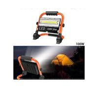 Outdoor LED Work Flood Light Rechargeable Mobile Portable IP66 Camping Lamp