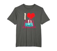 Outdoor-Mann Camp Autocaravana Camper I Love Camping Van Camiseta