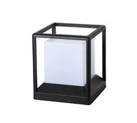 Outdoor Pillar Lamp Simple Outdoor Post Light Ip65 Waterproof Aluminum Column Lamp Landscape Exterior Pillar Lights For Garden Patio Fence Flat Surface Street Lantern Dec-One Color-35*35*39cm