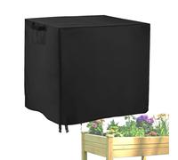 Outdoor Plant Box Cover - Ventilated Frost Blanket, Durable 420D Oxford Cloth, Drawstring Secure Fit Design | for Garden Park Backyard Patio Flower Bed Plant Protection Weather