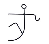 Outdoor Plant Hook, Iron Duty Hanger, All-Weather Mount Gear with Smart Style, Utility Aid for Daily Use, Hook Mate, Balcony Decor for Apartment Balcony Urban Patios Restaurant Gardeners Homeowners