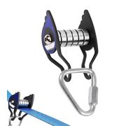 Outdoor Rope Pulley Slider - 250lb Heavy-Duty with Carabiner, Perfect For Playground, Obstacle Course, Lawn & Backyard Climbing Fun