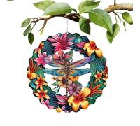 Outdoor Rotating Wind Chime - 9.84x9.84x0.2in Hanging Garden Decorations | Wind Spinner | Outdoor Wînd Spinner | Hangable Garden Art Home Sculptures Ornament Decoration for Holiday Patio Lawn